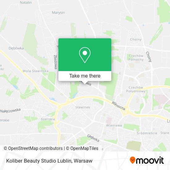 Koliber Beauty Studio Lublin map