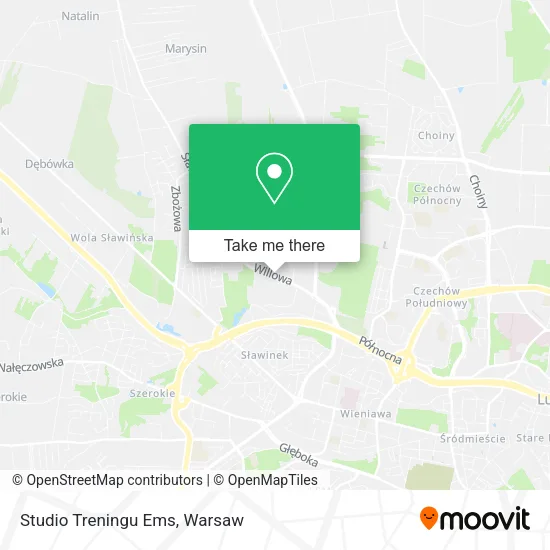 Карта Studio Treningu Ems