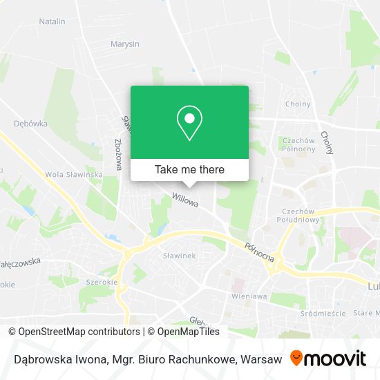 Dąbrowska Iwona, Mgr. Biuro Rachunkowe map