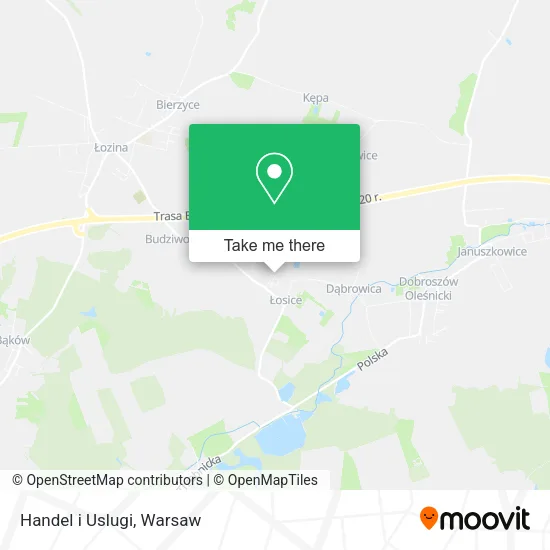 Карта Handel i Uslugi