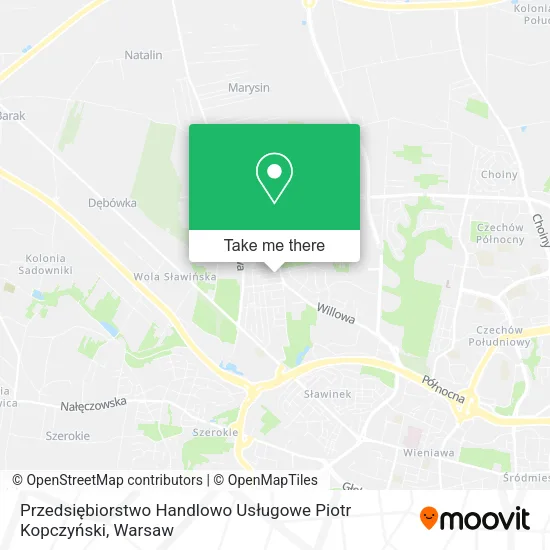 Przedsiębiorstwo Handlowo Usługowe Piotr Kopczyński map