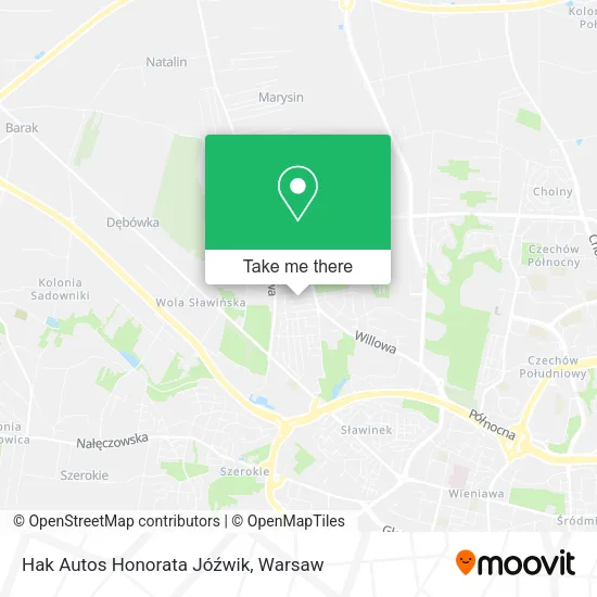 Карта Hak Autos Honorata Jóźwik