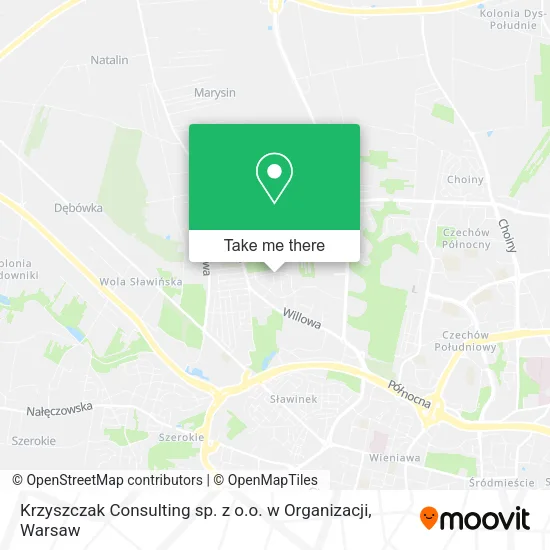 Карта Krzyszczak Consulting sp. z o.o. w Organizacji