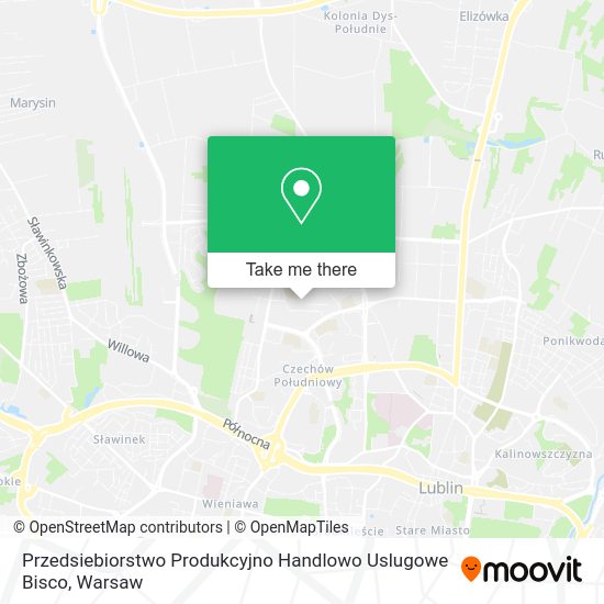 Przedsiebiorstwo Produkcyjno Handlowo Uslugowe Bisco map