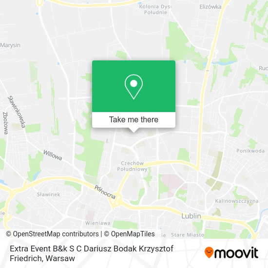 Карта Extra Event B&k S C Dariusz Bodak Krzysztof Friedrich