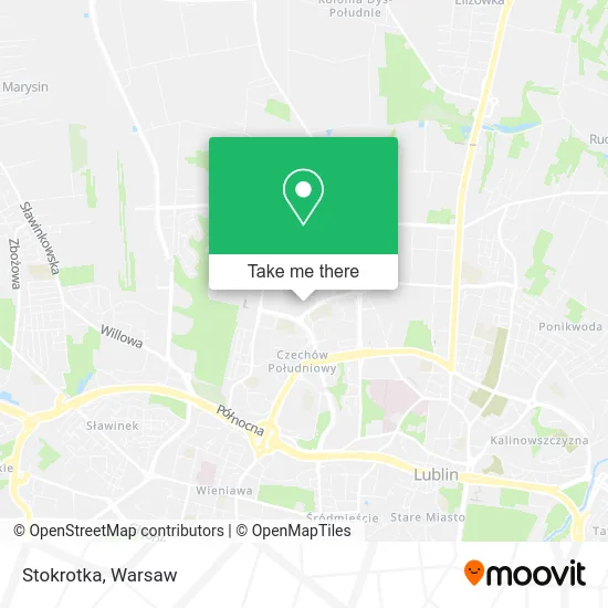 Карта Stokrotka