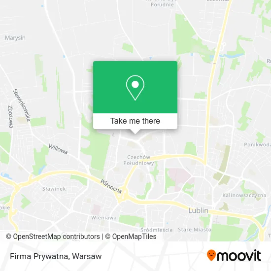 Карта Firma Prywatna