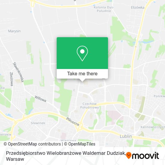 Przedsiębiorstwo Wielobranżowe Waldemar Dudziak map