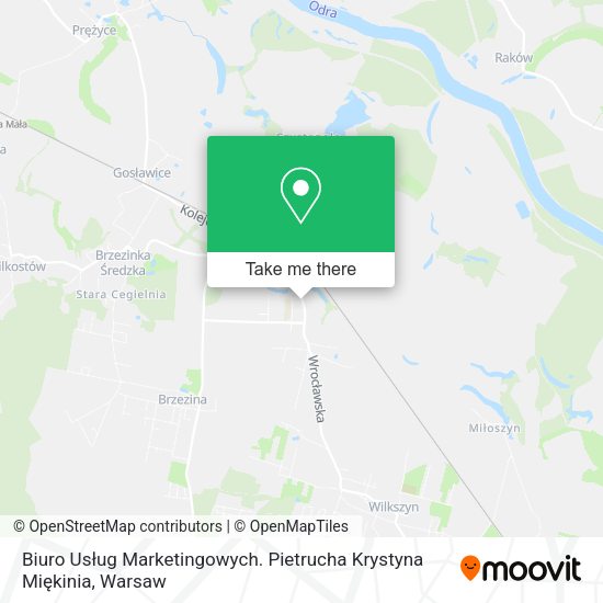 Biuro Usług Marketingowych. Pietrucha Krystyna Miękinia map