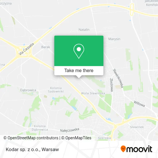 Карта Kodar sp. z o.o.