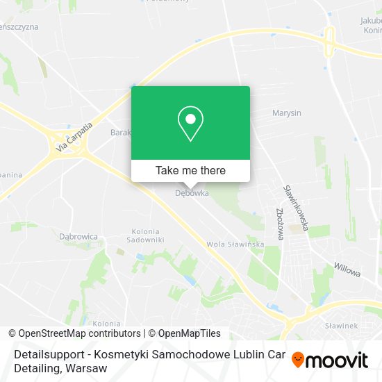 Detailsupport - Kosmetyki Samochodowe Lublin Car Detailing map