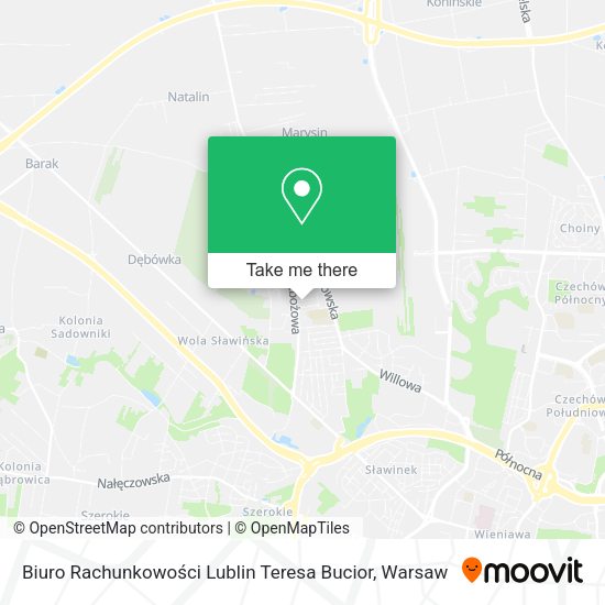 Biuro Rachunkowości Lublin Teresa Bucior map