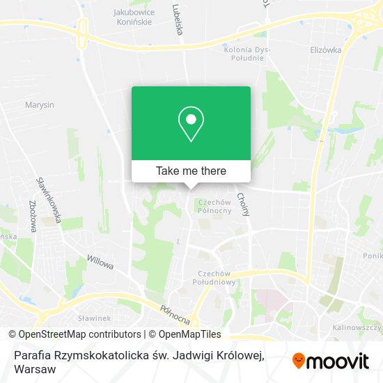 Parafia Rzymskokatolicka św. Jadwigi Królowej map