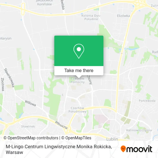 Карта M-Lingo Centrum Lingwistyczne Monika Rokicka