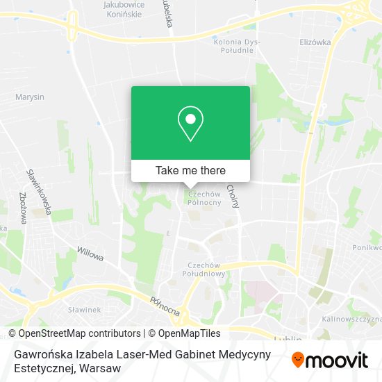 Gawrońska Izabela Laser-Med Gabinet Medycyny Estetycznej map