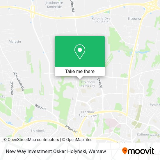 New Way Investment Oskar Hołyński map