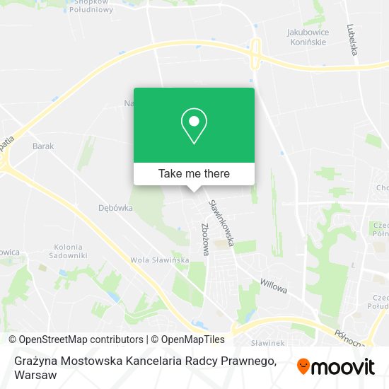 Grażyna Mostowska Kancelaria Radcy Prawnego map