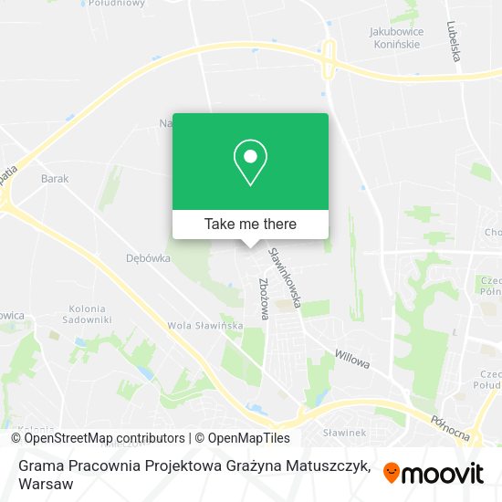 Grama Pracownia Projektowa Grażyna Matuszczyk map