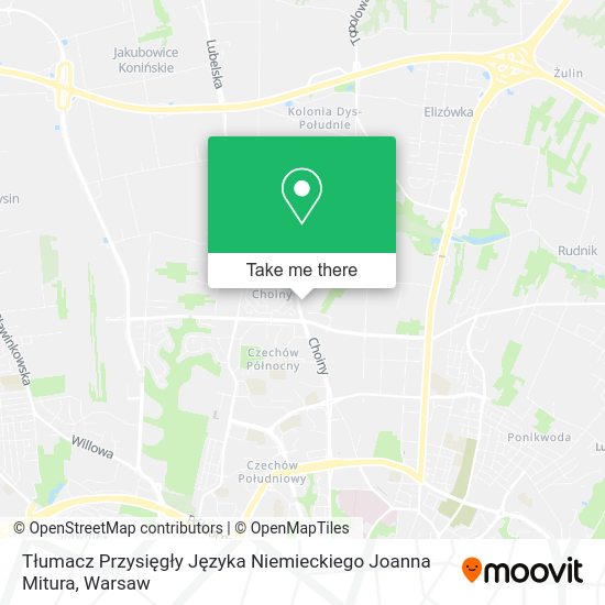 Tłumacz Przysięgły Języka Niemieckiego Joanna Mitura map