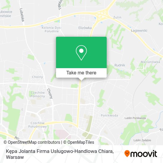 Kępa Jolanta Firma Usługowo-Handlowa Chiara map