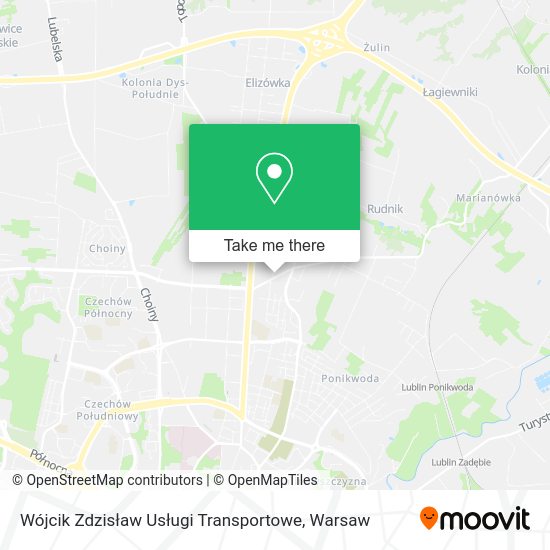 Wójcik Zdzisław Usługi Transportowe map