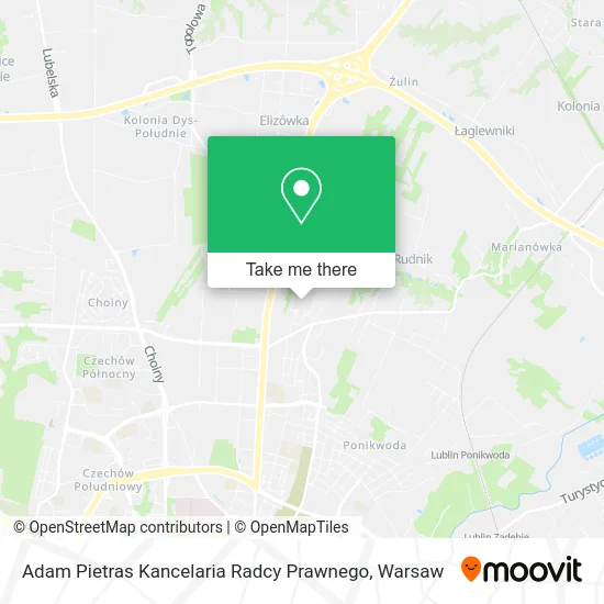 Карта Adam Pietras Kancelaria Radcy Prawnego