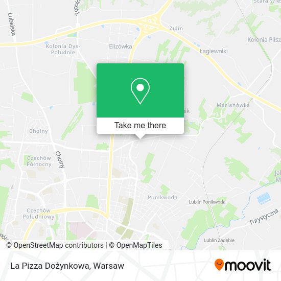 La Pizza Dożynkowa map