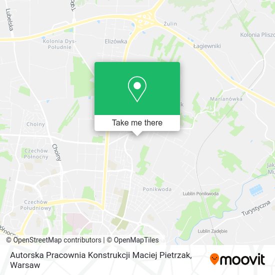 Autorska Pracownia Konstrukcji Maciej Pietrzak map