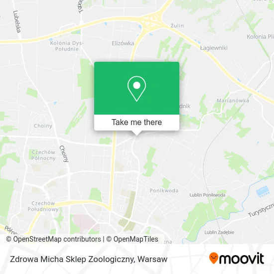 Карта Zdrowa Micha Sklep Zoologiczny