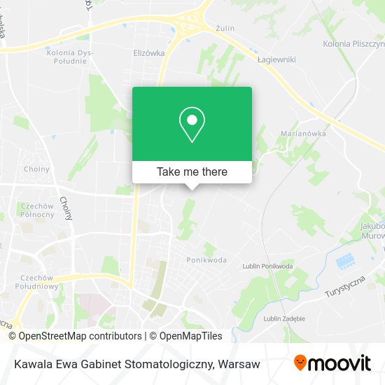 Kawala Ewa Gabinet Stomatologiczny map