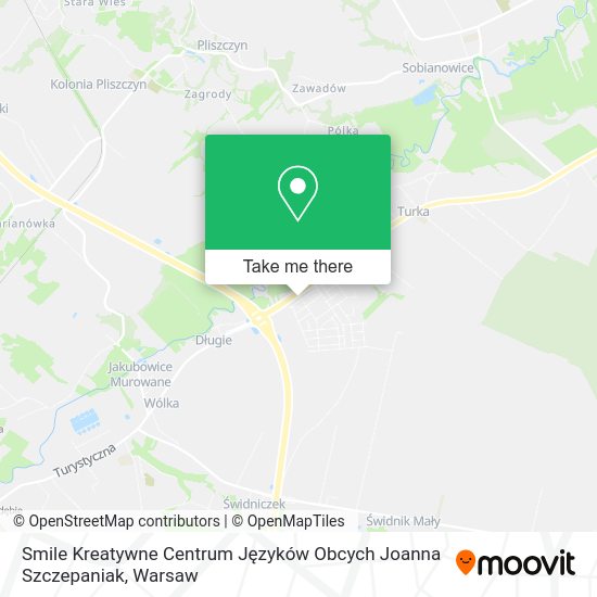 Smile Kreatywne Centrum Języków Obcych Joanna Szczepaniak map