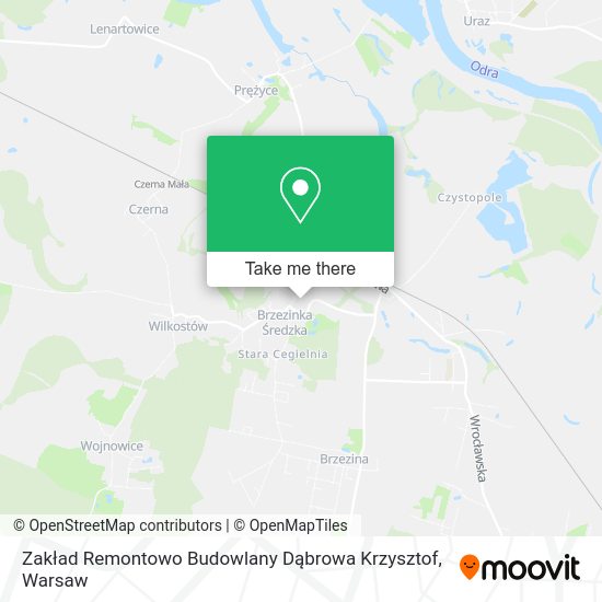 Zakład Remontowo Budowlany Dąbrowa Krzysztof map