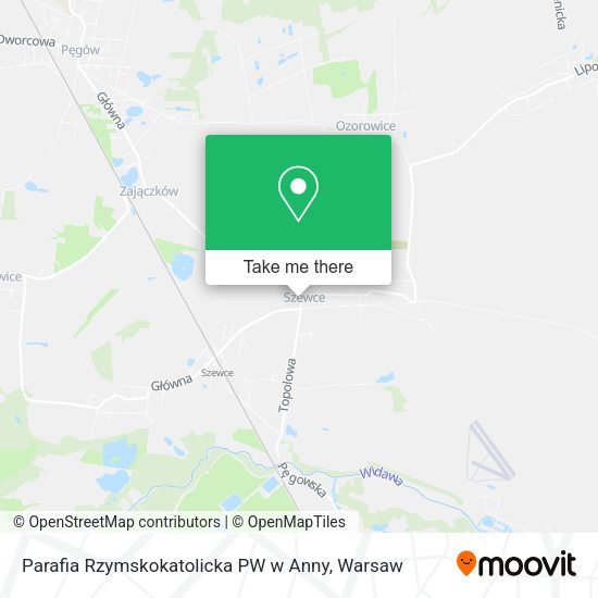 Parafia Rzymskokatolicka PW w Anny map