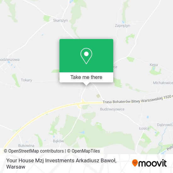 Your House Mzj Investments Arkadiusz Bawoł map