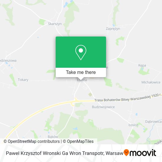 Pawel Krzysztof Wronski Ga Wron Transpotr map