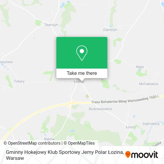 Gminny Hokejowy Klub Sportowy Jemy Polar Łozina map