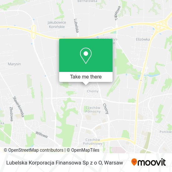 Карта Lubelska Korporacja Finansowa Sp z o O