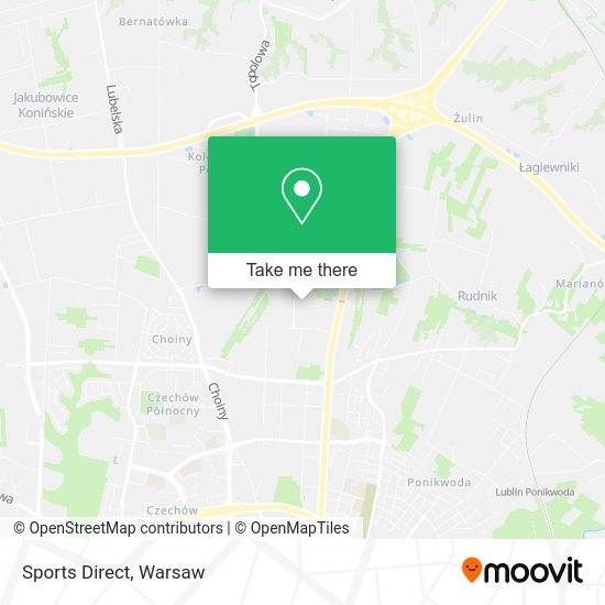 Sports Direct map