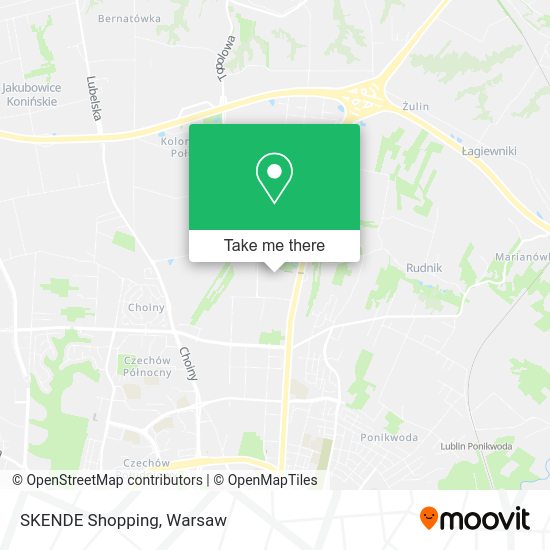 SKENDE Shopping map