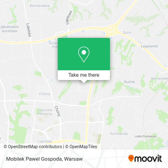 Mobilek Pawel Gospoda map