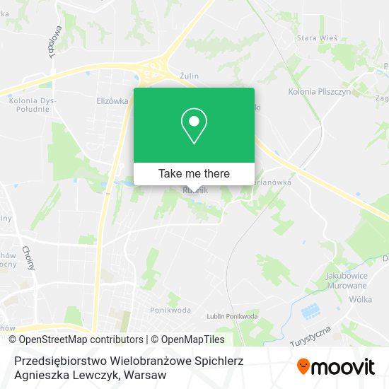 Przedsiębiorstwo Wielobranżowe Spichlerz Agnieszka Lewczyk map