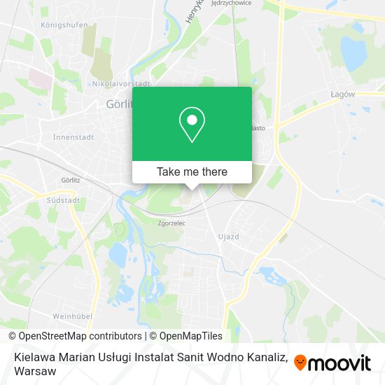 Kielawa Marian Usługi Instalat Sanit Wodno Kanaliz map