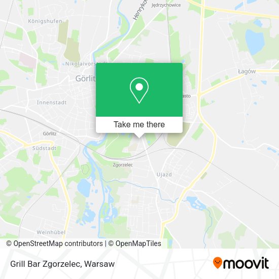 Grill Bar Zgorzelec map