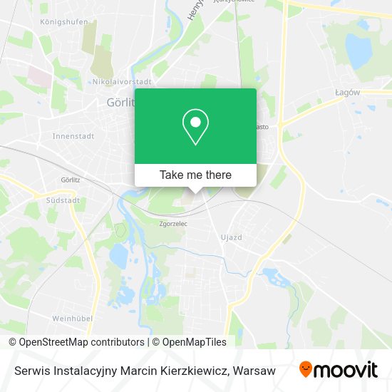 Serwis Instalacyjny Marcin Kierzkiewicz map