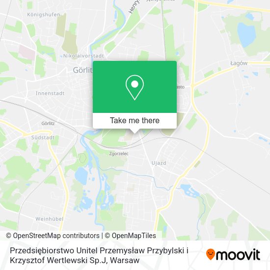 Przedsiębiorstwo Unitel Przemysław Przybylski i Krzysztof Wertlewski Sp.J map