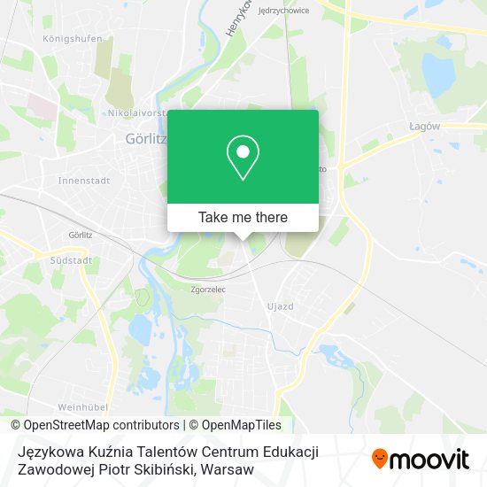 Językowa Kuźnia Talentów Centrum Edukacji Zawodowej Piotr Skibiński map