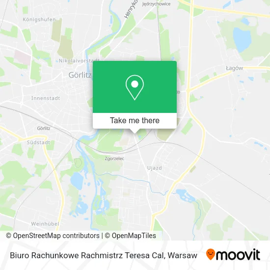 Карта Biuro Rachunkowe Rachmistrz Teresa Cal