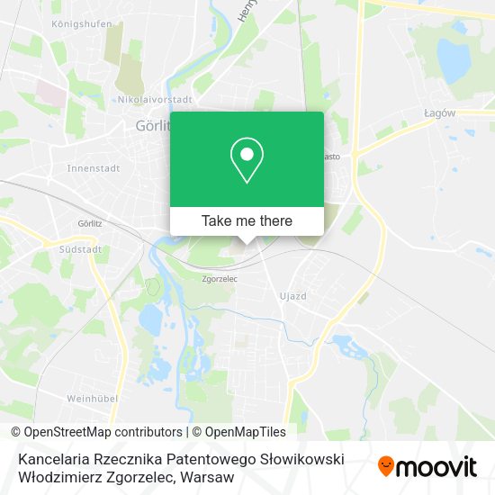 Kancelaria Rzecznika Patentowego Słowikowski Włodzimierz Zgorzelec map