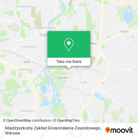 Międzyszkolny Zakład Doskonalenia Zawodowego map