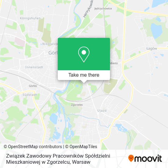 Związek Zawodowy Pracowników Spółdzielni Mieszkaniowej w Zgorzelcu map